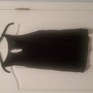 New York & Co black tank top. Size M. Keyhole back closure.